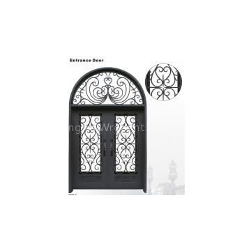 security wrought iron door