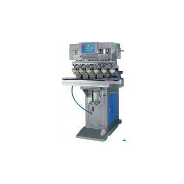 Six Color Pad Printer With Shuttle