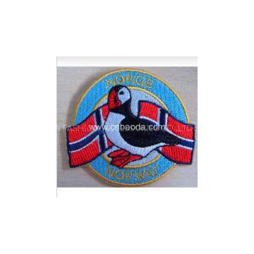 New Design Fashion Custom Logo Embroidered Woven Patch