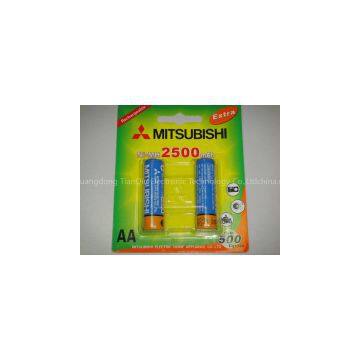 MITSUBISHI rechargeable battery AA