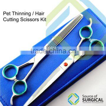 Pet Grooming Scissors Set Stainless Steel Dog Cat Grooming Tool