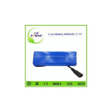 3s2p 12v 4400mah lithium ion battery pack