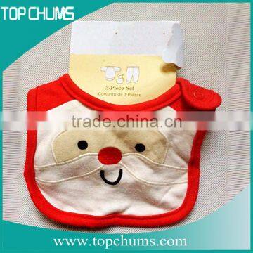 Christmas 100% cotton best brand printed towel fabric baby bibs