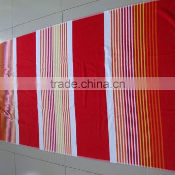 China factory 100%Cotton bright color yarn-dyed stripe bath towel