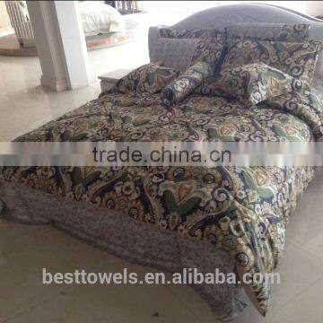 High quality cheap reactive print comforter set