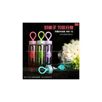 Environmental protection borosilicate glass water bottle