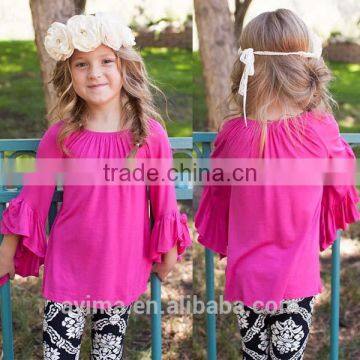 Ruffle Sleeve Sweet Child Clothing Cheap Wholesale Children Clothing Usa photo-4