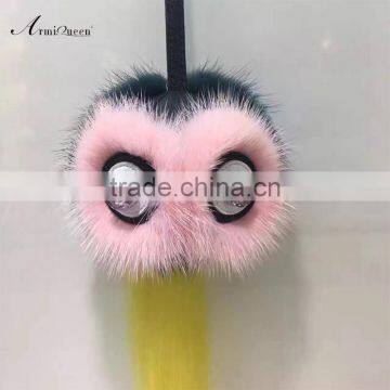 Wholesale Good Quality Fox Fur Ball Keychain Manufacturers in China photo-6
