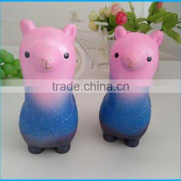 High Quality Super Soft Slow Rising Toys PU Squishy Alpaca for Kids photo-1
