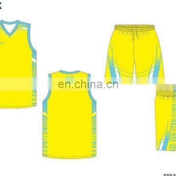 dry fit yellow reversible basketball jerseys