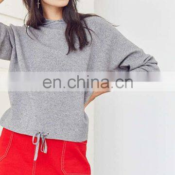Soft Cotton Oversized Hood Raglan Style Long Sleeves Women Double-knit Hoodie photo-5