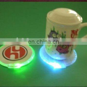 led coaster 100*8mm flash pad cup coaster