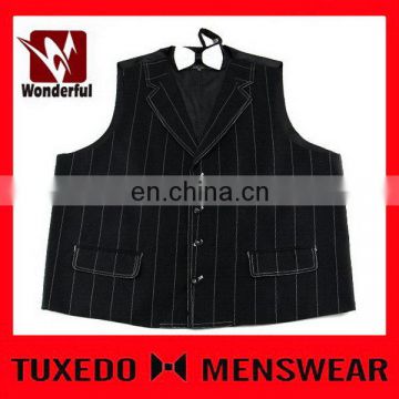 Good quality antique special plain dyed men's sleeveless vest