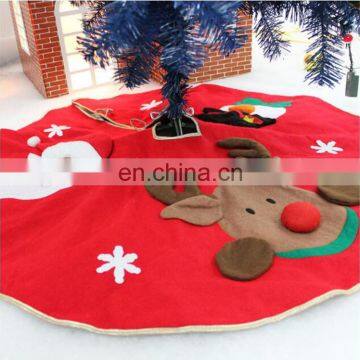 2017 Wholesale New Santa Claus Christmas Tree Decoration Skirt