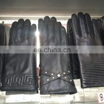 Fashion women gloves / Leather gloves for lady / OEM leather gloves