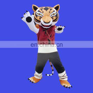 China factory high quality cartoon kungfu tiger mascot costume