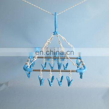 20pegs square hanger with clips
