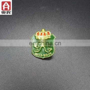 High quality factory price gold plating badge holder