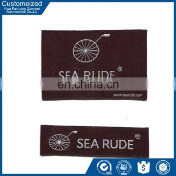 China Supplier High Quality Silk Woven Labels For Clothes