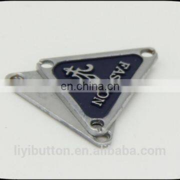 Fashional Decorative Metal Plate With Enamel Handbag Logo Metal Plate photo-5