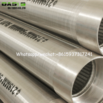 Stainless Steel Continuous Slot Wire Wrapped Johnson Water Well Screens Pipe photo-3