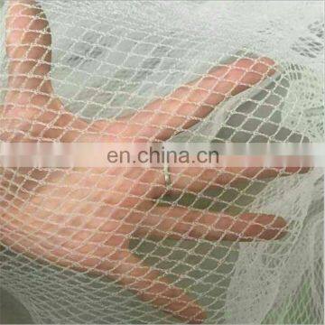 HDPE knitted plastic heavy duty anti bird netting white green color