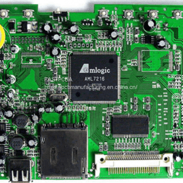 Smt circuit board assembly for residual current electrical fire