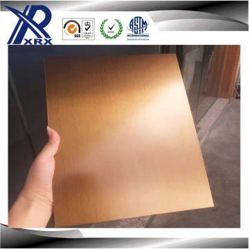 Factory Price Color Stainless Steel Bronze Sheet