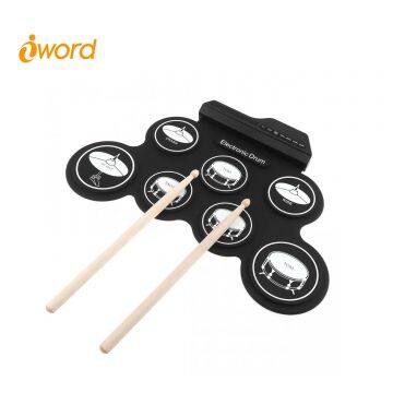 Iword G4009 Best Chritmas Gift 9 Pads Portable Electronic Drum Set photo-4