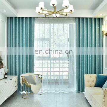 New Design Polyester Jacquard Blackout Ready Made Curtain