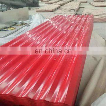 Standard Sizes 0.12mm 16 ft Black Red Colored Roof Panels Metal Corrugated Sheets for Sale photo-4