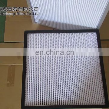 China suppliers for H13,H14 Mini Pleat HEPA Filter for laminar air flow hoods