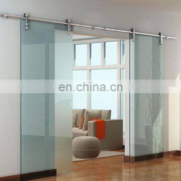 High strength tempered glass door with side hole