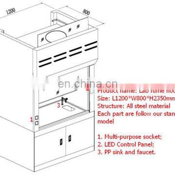 Economic and Practical Chemistry Fume Hood and Steel Fume Chamber photo-2