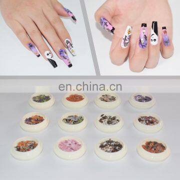 New designers Halloween nail stickers 12 options nails accessories art decoration