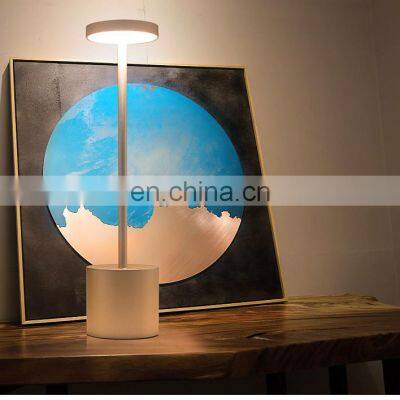 Amazon Custom Modern USB Acrylic LED Adjustable Energy Saving Light Source and Electric Power Source Table Lamp for Bedroom photo-2