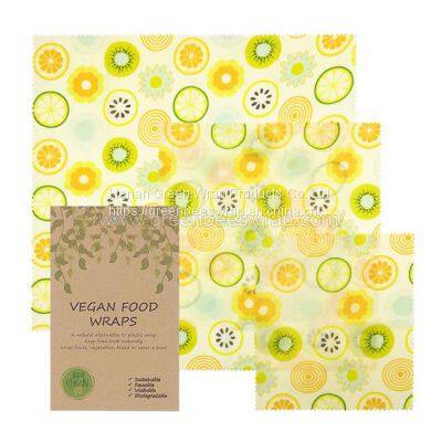 Vegan food wrap assorted 3 pack