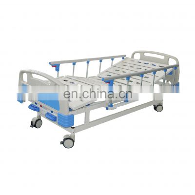 Metal alluminum medical hospital bed three crank manual or electrical for patient