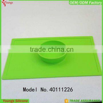 2015 Hot Sale Cheap Smiley Oem Anti-slip Silicone Place Mat, Eating Mat, Table Mat for Kids Baby Quality Choice photo-2