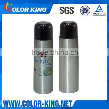 New Coming Blank Silver Color Sublimation Printing Thermos Flask