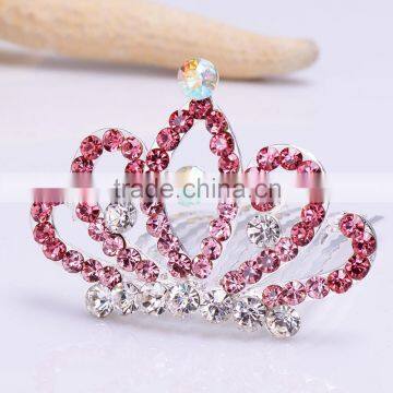 wedding tiara FZZ-252 wholesale Rhinestone color