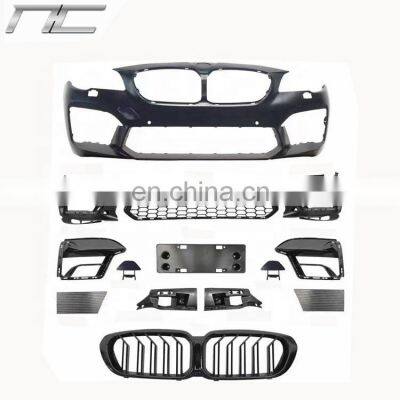 2021 G30 M5 Style PP material Front Bumper For BMW 5 Series F10 F18 Upgrade to 2021