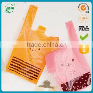 HDPE food grade plastic shopping bags