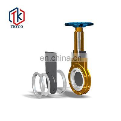 Tyco China Manufacturer Industrial  Manual Ceramic Knife Gate Valve Price