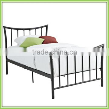 Hotel Metal Bed Frame Without Mattress / Steel Single Military Metal Bed Frame