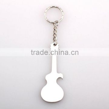 Promotional guitar shape keychain bottle opener