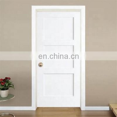 white prehung paint   indoor wooden door