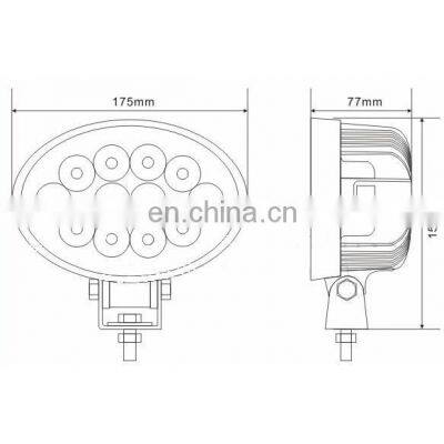 36w Car Led Work Light Spot/flood Led Driving Light photo-4