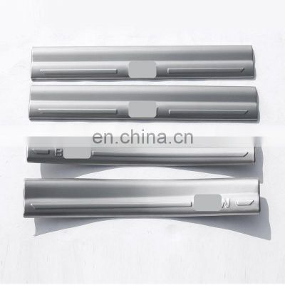 4pcs Car Inside Door Sill Scuff Plate Trim For BMW 2 Series Active Tourer 5 and 7 Seats F45 F46 218i Car-Styling