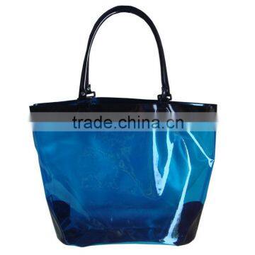 Factory dry towel bag beach bag girls large waterproof bag with zipper blue color